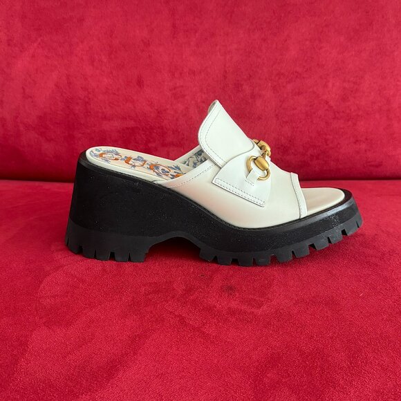 Gucci Platform Sandals Women Size 37 - Picture 9 of 14